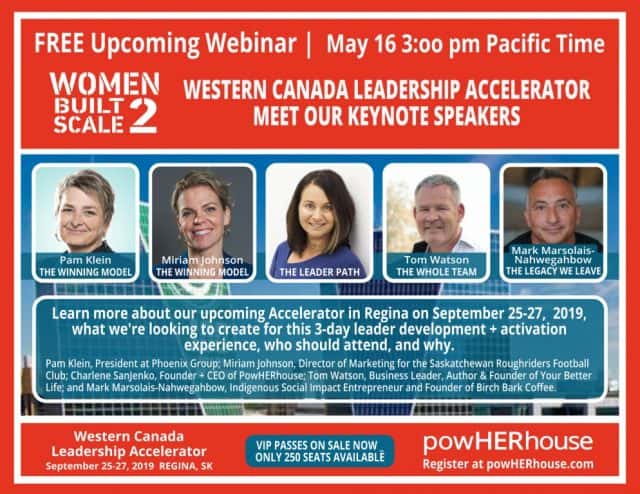 May 16 WEBINAR | Western Canada Leadership Accelerator Keynote Speakers | Events